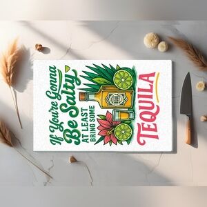 Tequila Themed Cutting Board